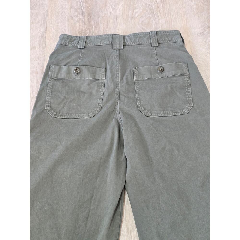 Banana Republic Cargo Pants Green Utility Military High Rise Size 2 - Picture 4 of 5